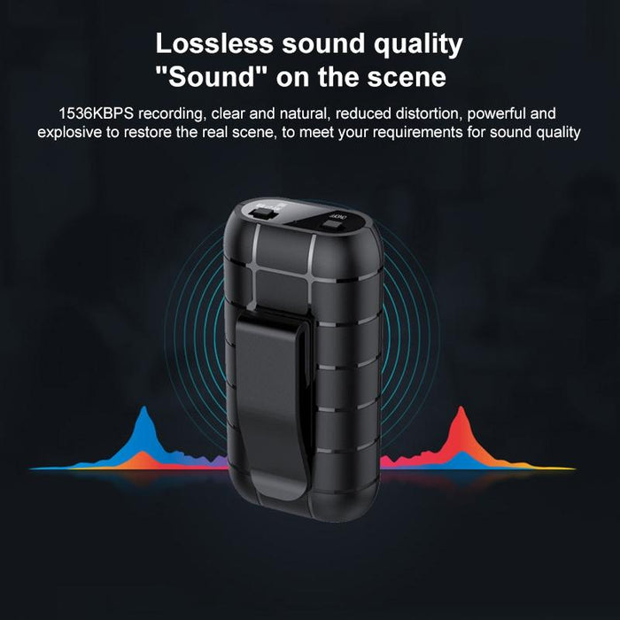 B800 Back Clip Hd Sound Lossless Voice Recorder