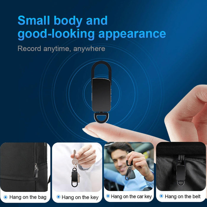 64Gb Keychain Hd Noise Reduction Portable Recording Pen