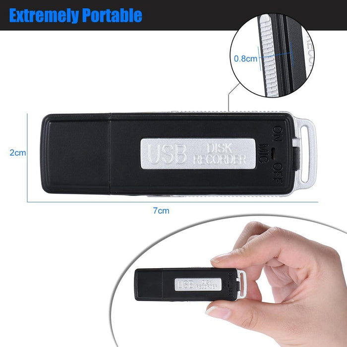 Sk868 16Gb Rechargeable Portable U-Disk Voice Recorder