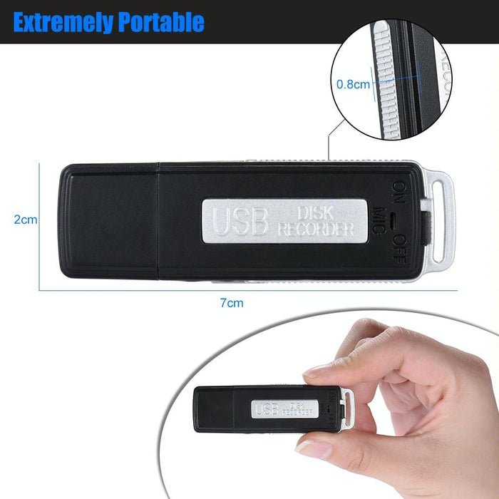 Sk868 64Gb Rechargeable Portable U-Disk Voice Recorder