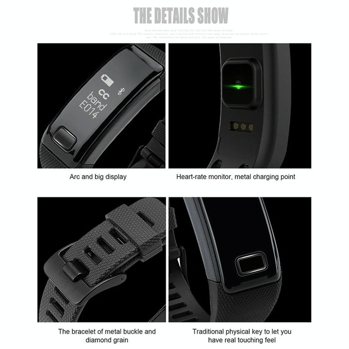 Oled Smart Bracelet Ip67 Waterproof Pedometer/Bp/Hr/Blood Oxygen Android/Ios