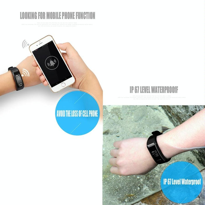 Oled Smart Bracelet Ip67 Waterproof Pedometer/Bp/Hr/Blood Oxygen Android/Ios