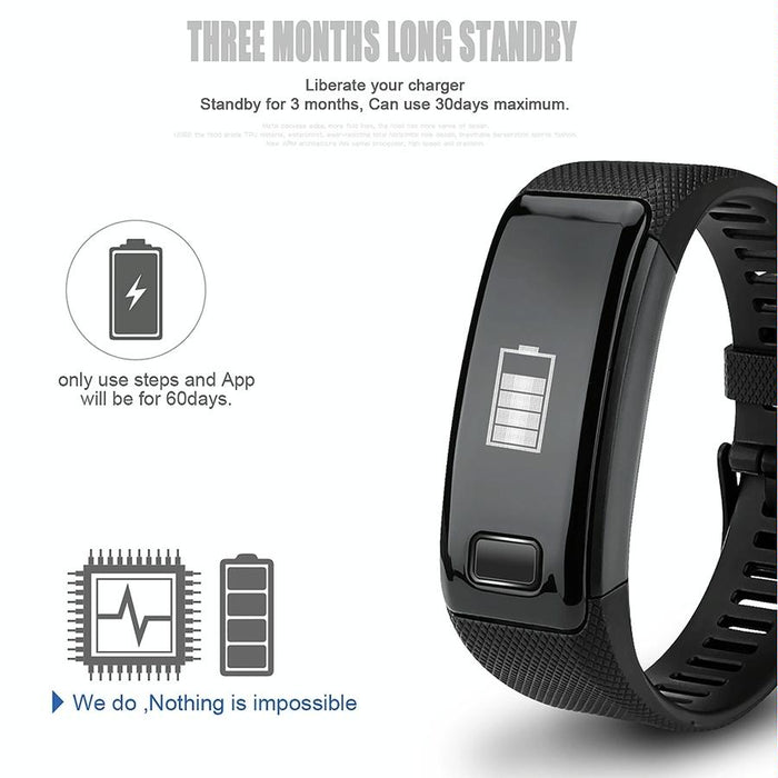 Oled Smart Bracelet Ip67 Waterproof Pedometer/Bp/Hr/Blood Oxygen Android/Ios