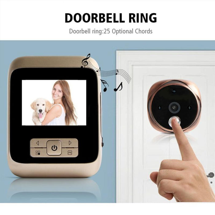 3.0 Inch Tft Display 3.0Mp Camera Video Digital Door Viewer Support Tf Card 32Gb Max & Infrared Night Vision