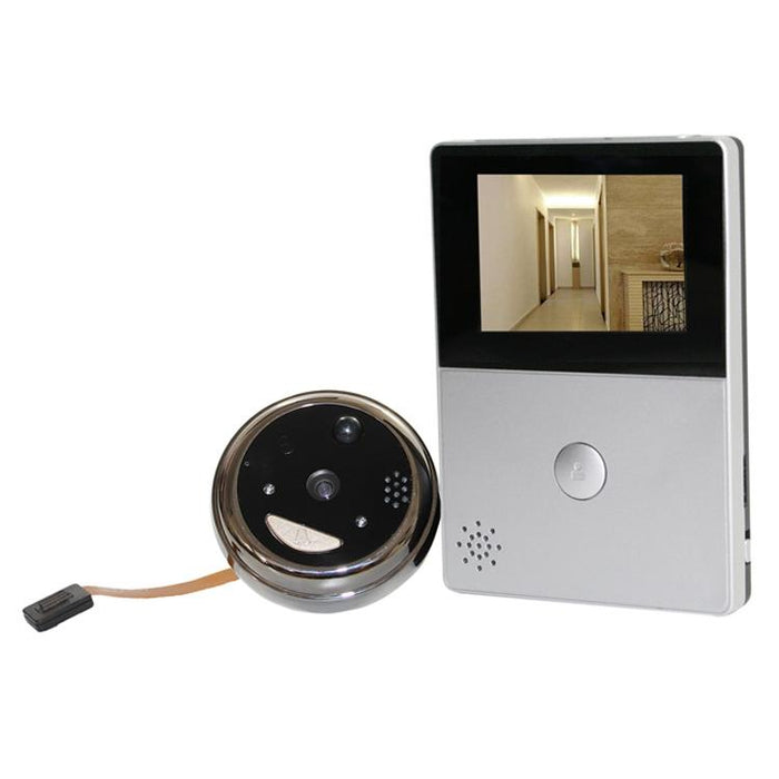 2.8 Inch Oled Display Screen 1.0Mp Security Camera Smart Wifi Video Doorbell Support Tf Card 32Gb Max