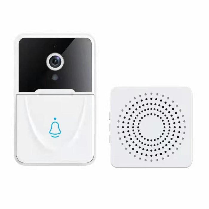 Doorbell Vga Wifi Smart Video Doorbell With Chime Support Night Vision White