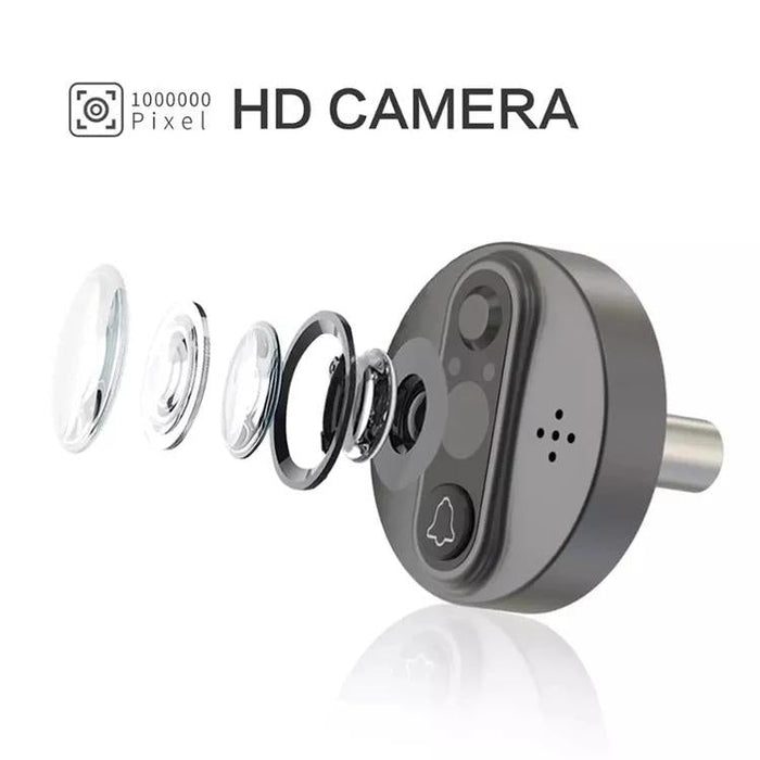 4.3 Inch Wifi Smart Video Visual Electronic Peephole Doorbell Black