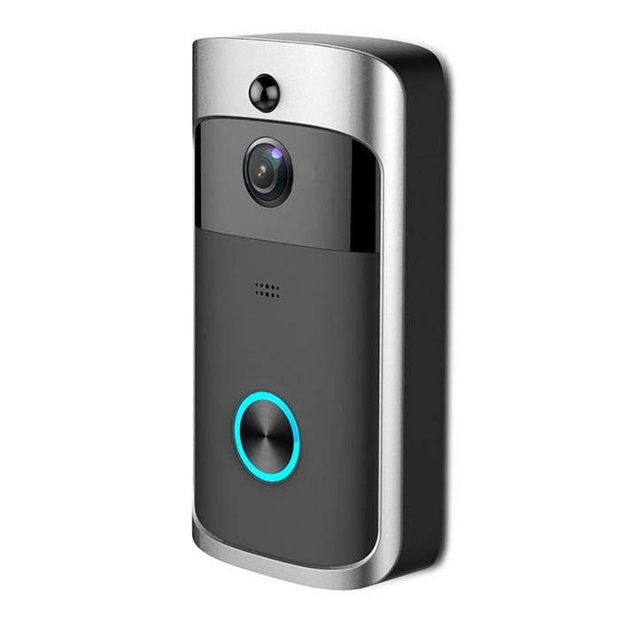 720P Smart Wifi Ultra Low Power Video Visual Doorbell Support Mobile Phone Remote Monitoring & Night Vision Black