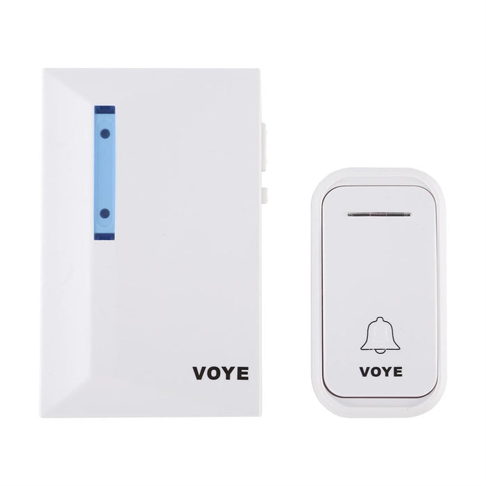 Home Music Remote Control Wireless Doorbell With 38 Polyphony Sounds White