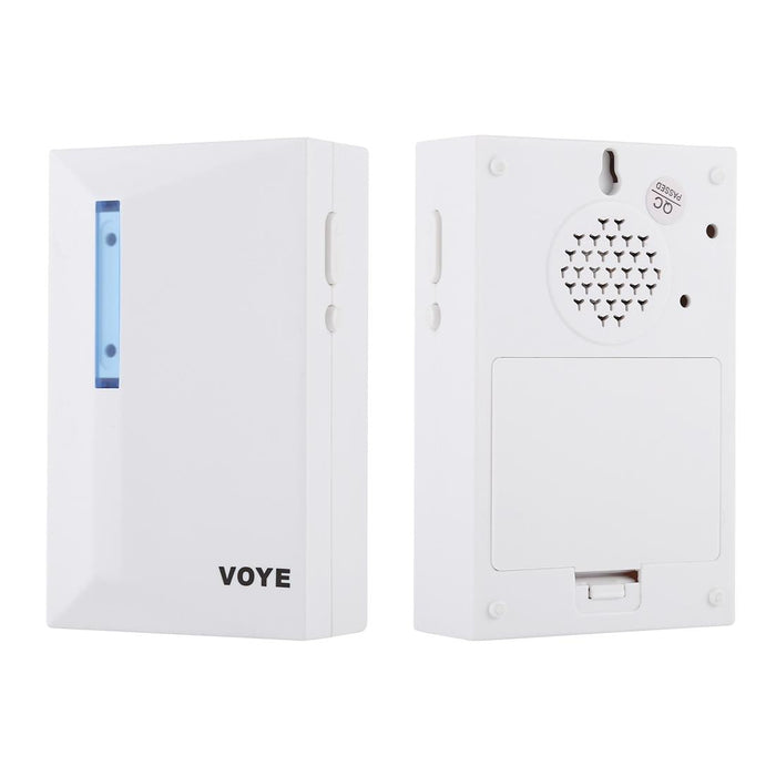 Home Music Remote Control Wireless Doorbell With 38 Polyphony Sounds White