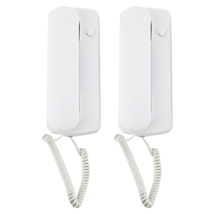 Two-Way High-Definition Wired Intercom Doorphone White