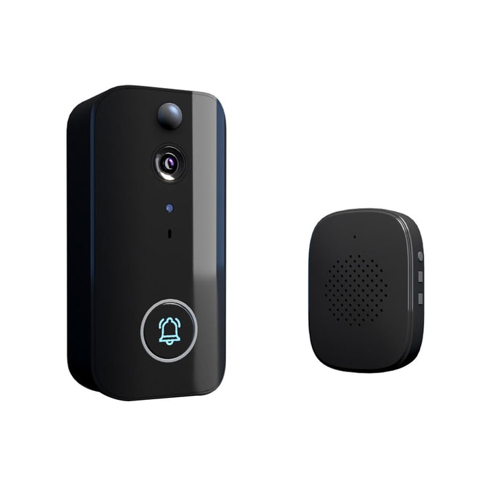 Doorbell I9 Wireless Doorbell Camera Night Vision Motion Detection Two-Way Intercom Black