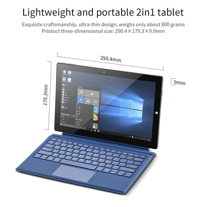 11.6 2 In 1 Tablet Pc 8Gb 128Gb 256Gb Ssd Win 10 Quad Core Keyboard Stylus Dual Band Wifi Bt Micro Sd