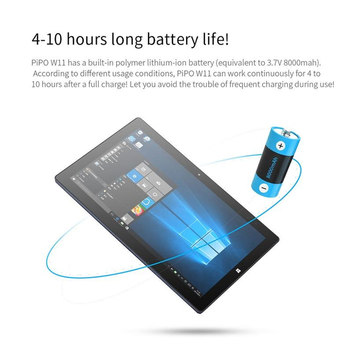 11.6 2 In 1 Tablet Pc 8Gb 128Gb 128Gb Ssd Win 10 Intel Quad Core Dual Band Wifi Bt Micro Sd