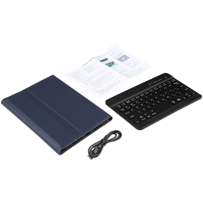 Detachable Lambskin Texture Ultra-Thin Tpu Backlight Bluetooth Keyboard Leather Tablet Case With Stand For Ipad Mini 6