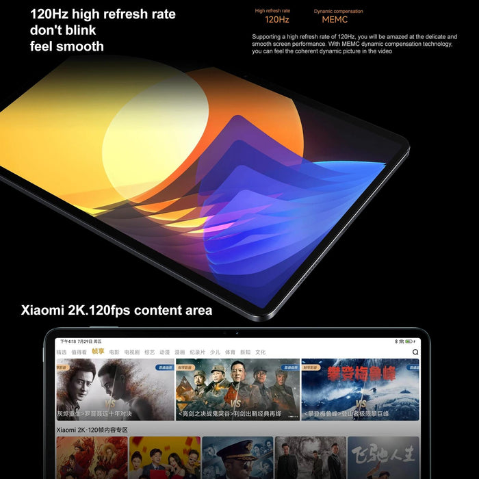 12.4 Xiaomi Pad 5 Pro 6Gb 128Gb Dual Cameras 10000Mah