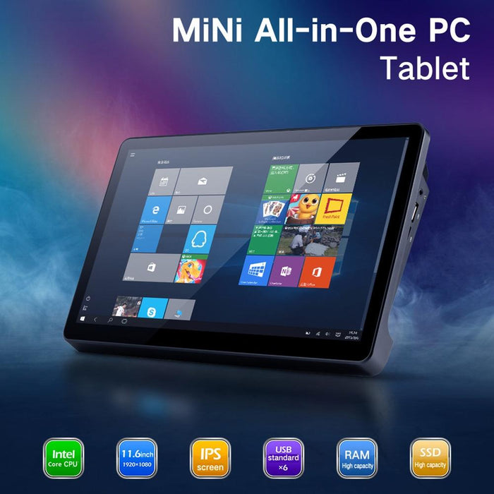 11.6 Mini All In One Pc Tablet 8Gb 256Gb Windows 10 Intel Core I3 Wifi Bluetooth Hdmi