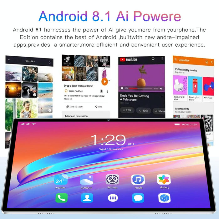 10.1 Inch 4g Lte Tablet 4gb 32gb Android 8.1 Octa Core Dual