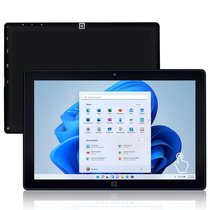 10.1 Tablet Pc 16Gb 1Tb Windows 11 Quad Core Tf/Hdmi/Bluetooth/Wifi No Keyboard