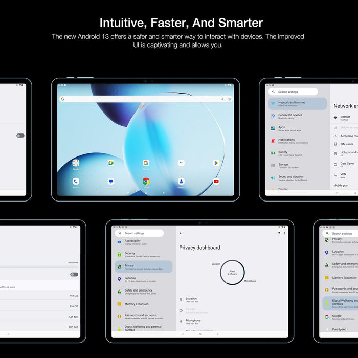 11 Doogee Tablet Pc 8Gb 256Gb Android 13 Octa Core Dual Sim 4G Global Version
