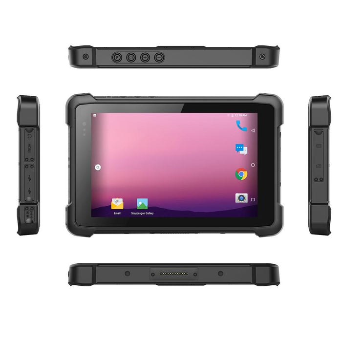 8 Rugged Tablet 4Gb 64Gb Ip67 Waterproof Android 9.0 Octa Core Gps/Wifi/Bt/Nfc