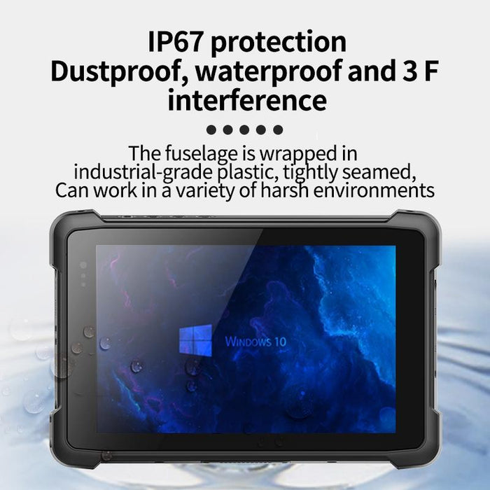 8 Rugged Tablet 4Gb 64Gb Ip67 Waterproof Android 9.0 Octa Core Gps/Wifi/Bt/Nfc