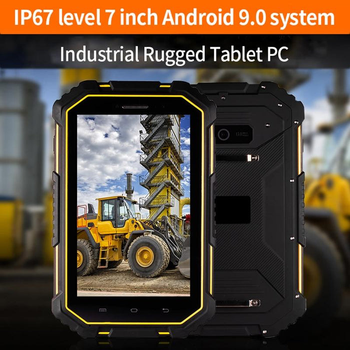 7 Rugged Tablet 4Gb 64Gb Ip67 Android 9.0 Octa Core Dual Sim/Gps/Wifi/Bt/Nfc