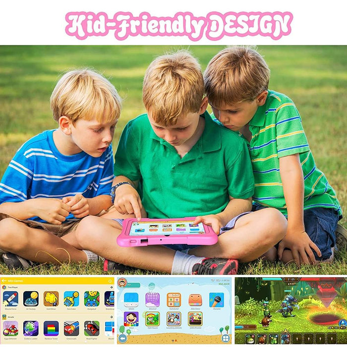 Kids 7.0 Inch 2gb + 32gb Android 11 Allwinner A100 Quad