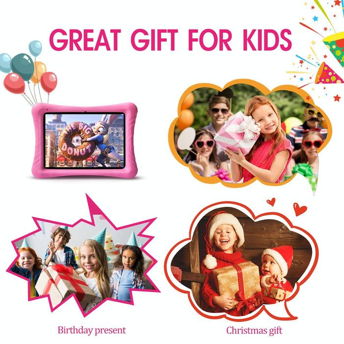 Kids 10.1 Inch 2gb + 32gb Android 10 Allwinner A100 Quad