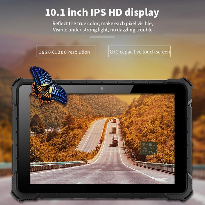 10.1 Rugged Tablet 8Gb 128Gb Ip67 Waterproof Windows10 Intel Quad Core Gps/Wifi/Bt/Nfc