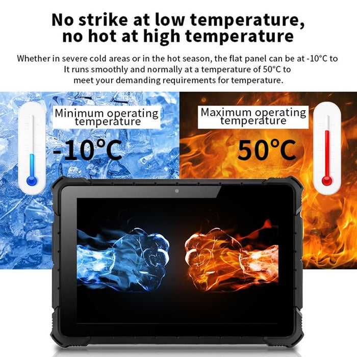 10.1 Rugged Tablet 8Gb 128Gb Ip67 Waterproof Windows10 Intel Quad Core Gps/Wifi/Bt/Nfc