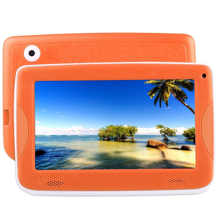 Kids 7.0 Inch 1Gb+16Gb Android 4.4 Allwinner A33 Quad Core With Silicone Case Educational Tablet / Pc