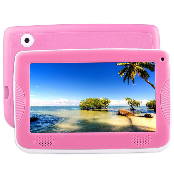 Kids 7.0 Inch 1Gb+16Gb Android 4.4 Allwinner A33 Quad Core With Silicone Case Educational Tablet / Pc