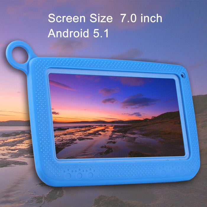 Kids 7.0 Inch 1Gb+16Gb Android 4.4 Allwinner A33 Quad Core With Silicone Case Educational Tablet / Pc