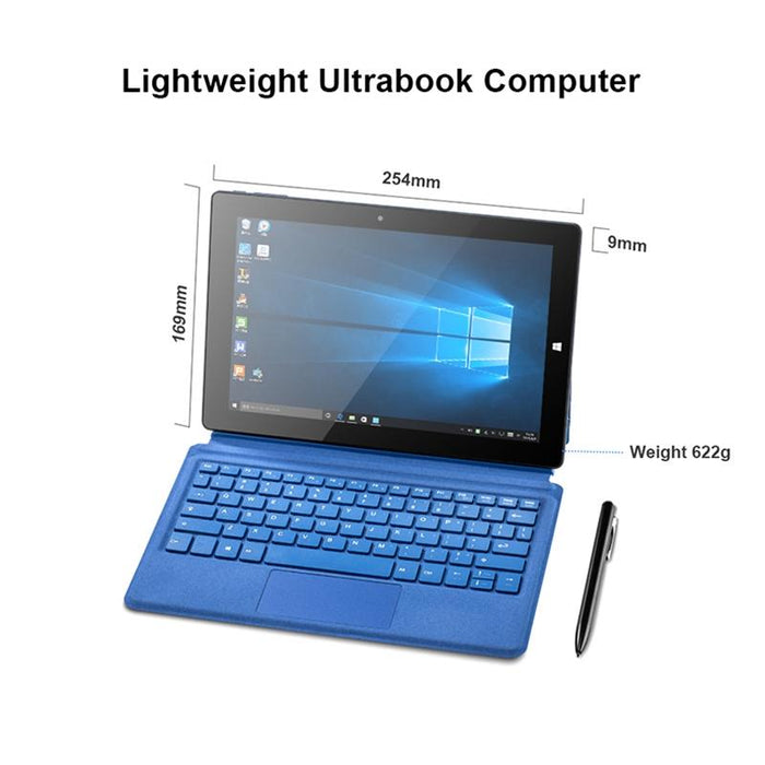 10.1 2 In 1 Tablet Pc 6Gb 64Gb Windows 10 Intel Quad Core Keyboard Stylus Dual Band Wifi Bluetooth