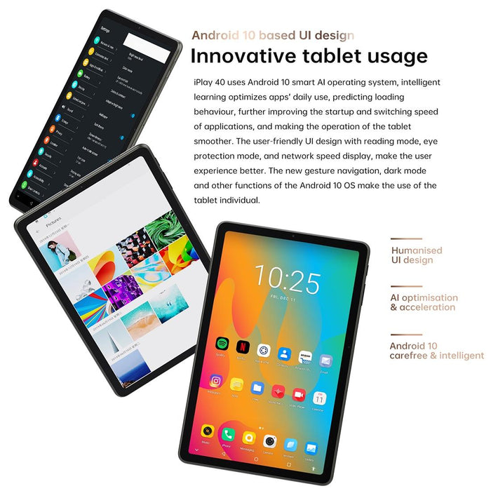 10.4 4G Lte Tablet 8Gb 128Gb Android 10 Octa Core Gps Bluetooth Dual Sim