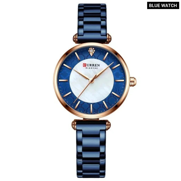 Watches Women Fashion Thin Quartz Wristwatch With Charming Stainless Steel Bracelet