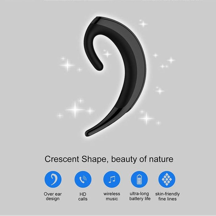 Ear-Hanging Business Style Wireless Bluetooth Earphone