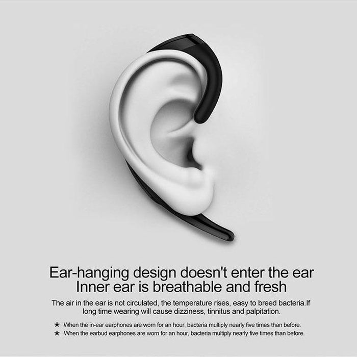 Ear-Hanging Business Style Wireless Bluetooth Earphone