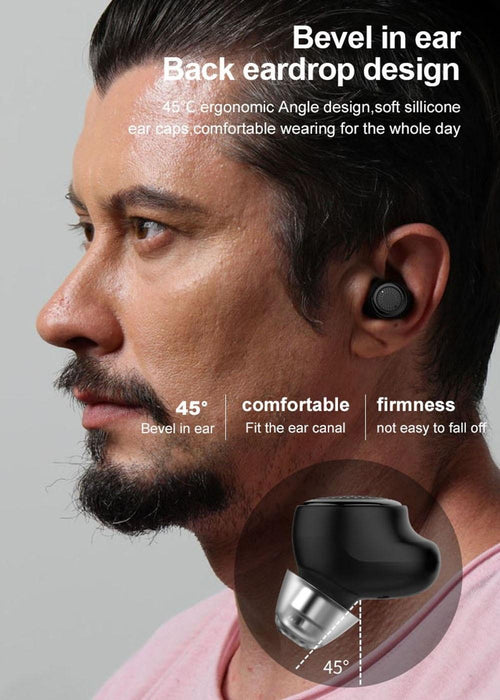 Q63 Tws Wireless Bluetooth Waterproof Earbuds 3D Stereo Earphones With Charging Base Case