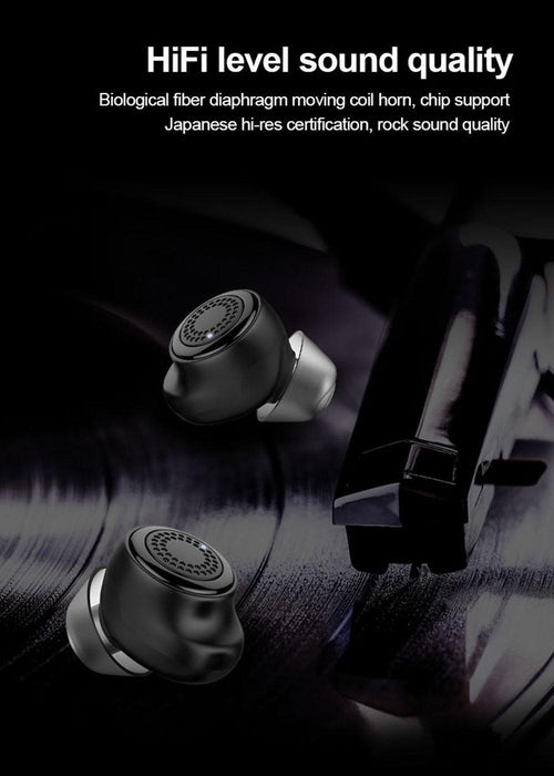 Q63 Tws Wireless Bluetooth Waterproof Earbuds 3D Stereo Earphones With Charging Base Case