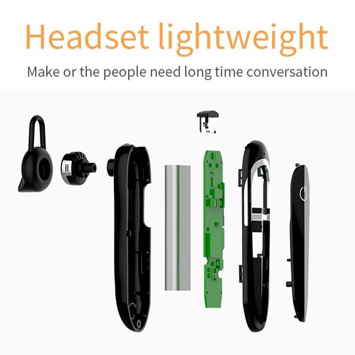 D5 Hanging Ear Type Business Bluetooth Waterproof Anti-Sweat Noise Cancelling Hifi Sound Earphone