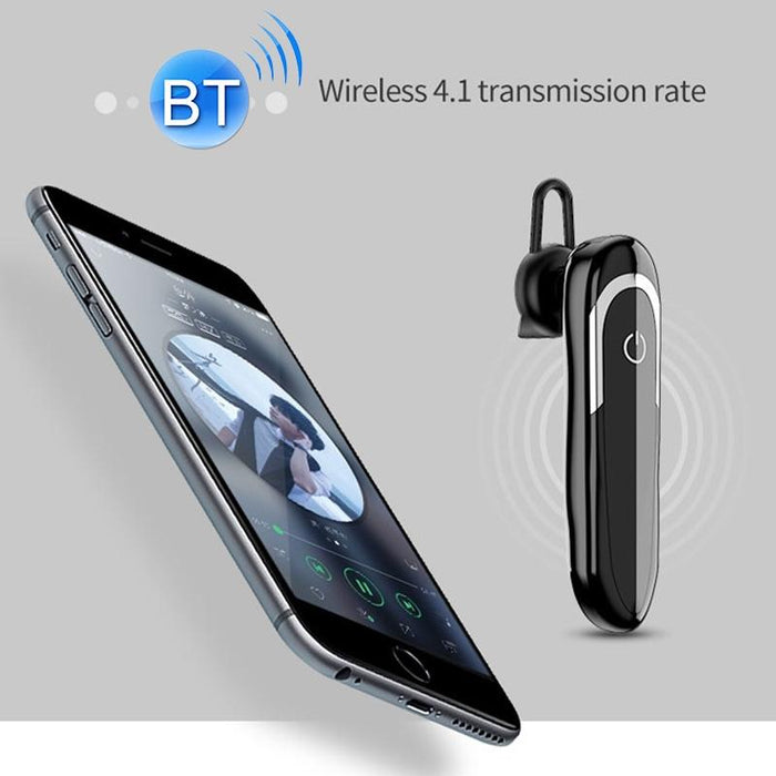 D5 Hanging Ear Type Business Bluetooth Waterproof Anti-Sweat Noise Cancelling Hifi Sound Earphone