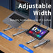 Adjustable Aluminum Cooling Pad Laptop Stand For Macbook