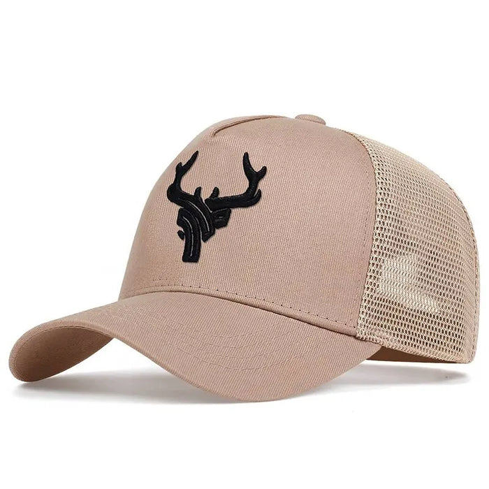 Adjustable Animal Antlers Baseball Cap / Hat For Outdoor Sun Protection