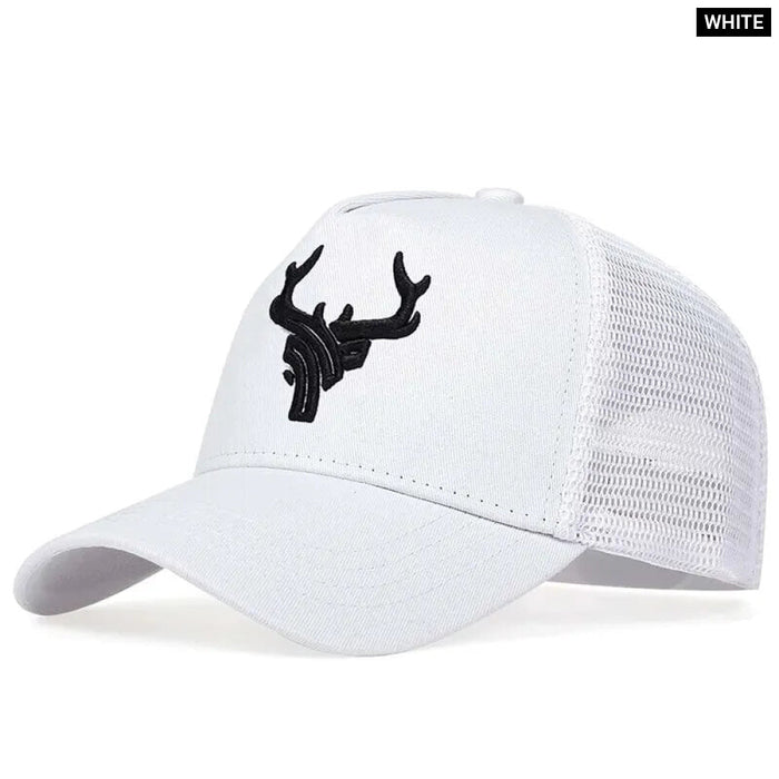 Adjustable Animal Antlers Baseball Cap / Hat For Outdoor Sun Protection