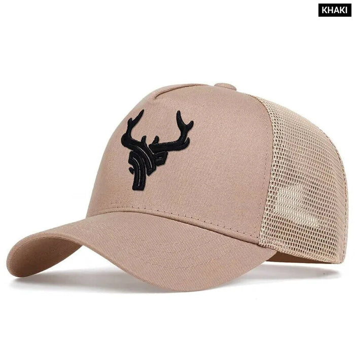 Adjustable Animal Antlers Baseball Cap / Hat For Outdoor Sun Protection