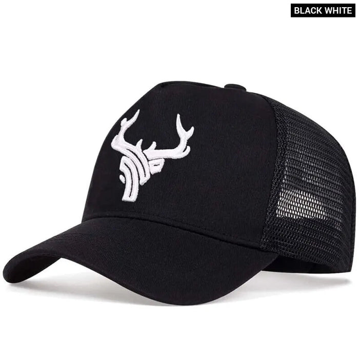 Adjustable Animal Antlers Baseball Cap / Hat For Outdoor Sun Protection