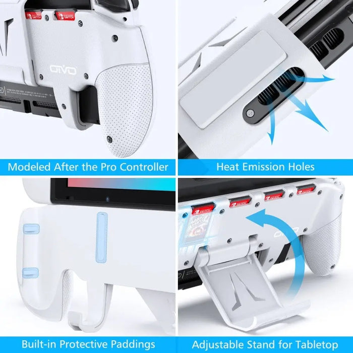 Adjustable Asymmetrical Controller Grip Holder With 5 Card