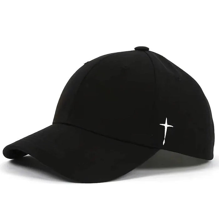 Adjustable Baseball Cap / Hat Cross Embroidery For Outdoor Wear